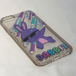 Pun-ny iPhone 7 dabbing rabbit phone case